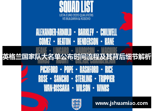 英格兰国家队大名单公布时间流程及其背后细节解析